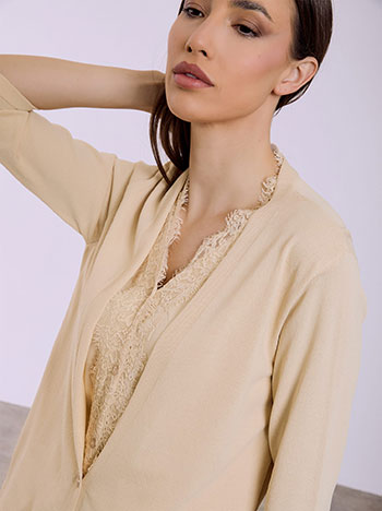 Ζακέτα με λεπτομέρειες δαντέλας SQ7616.5525+4