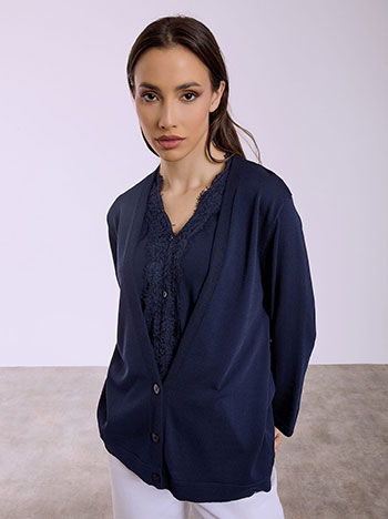 Ζακέτα με λεπτομέρειες δαντέλας SQ7616.5525+5