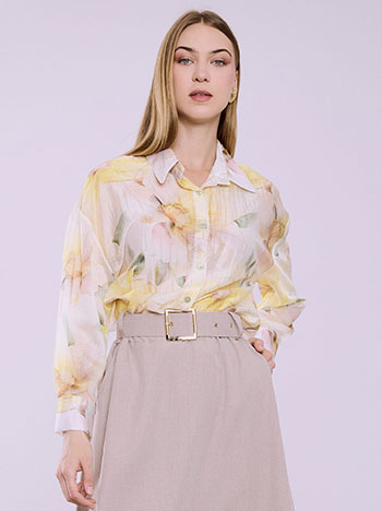 Πουκάμισο floral SQ7629.3537+1