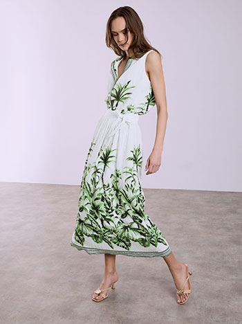 Σετ με αμάνικο πουκάμισο και φούστα SQ7633.0495+2