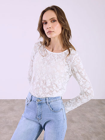 Μπλούζα απο δαντέλα SQ7633.4311+3