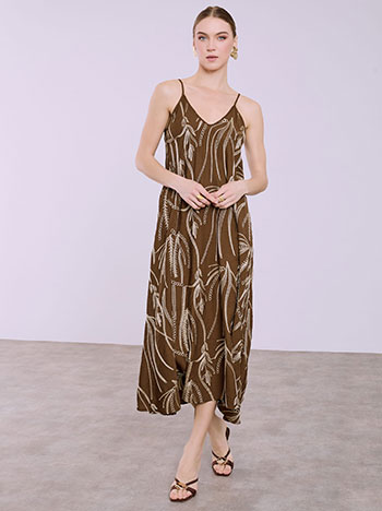 Celestino Φόρεμα μάξι με κεντήματα SQ7633.8562+2