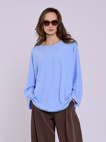 Μπλούζα με γυριστό μανίκι SQ7639.4828+7