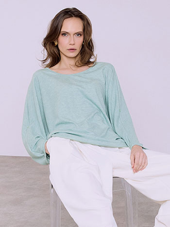 Μπλούζα με γυριστό μανίκι SQ7639.4828+6