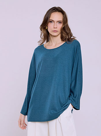 Μπλούζα με γυριστό μανίκι SQ7639.4828+8