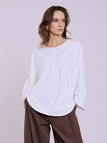 Μπλούζα με γυριστό μανίκι SQ7639.4828+10