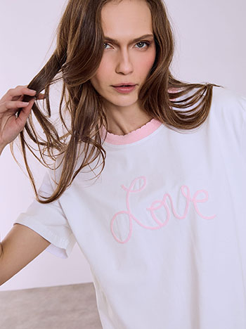 Celestino T-Shirt με Διχρωμία Sq7642 4126+5 Μπλούζες T-Shirts Γυναικεία Ρούχα Μόδα