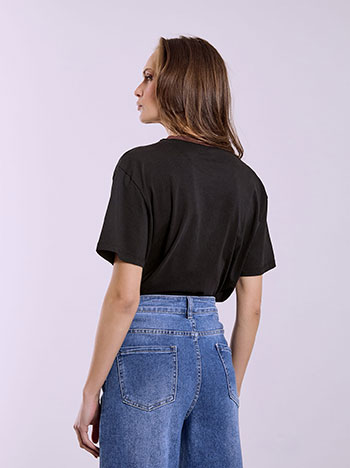 T-shirt με διχρωμία SQ7642.4126+4