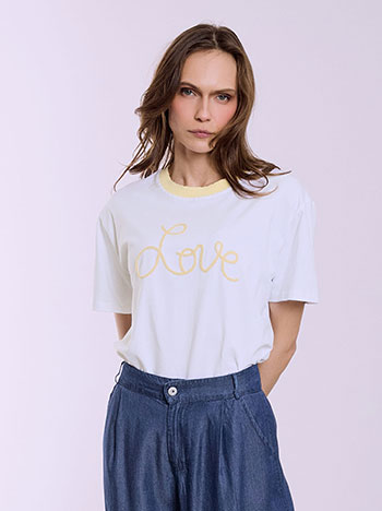 Celestino T-Shirt με Διχρωμία Sq7642 4126+3 Μπλούζες T-Shirts Γυναικεία Ρούχα Μόδα