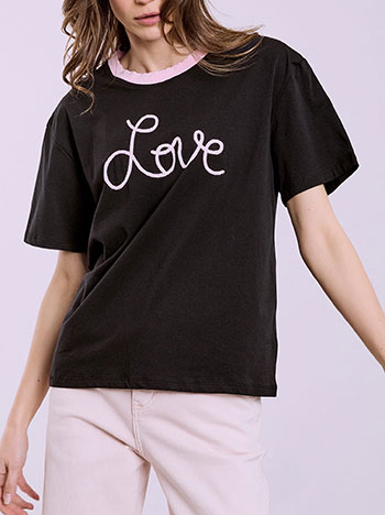 Celestino T-Shirt με Διχρωμία Sq7642 4126+6 Μπλούζες T-Shirts Γυναικεία Ρούχα Μόδα