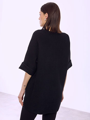 Πουλόβερ κοντομάνικο με παγιέτες SQ7642.4292+1 φωτογραφία