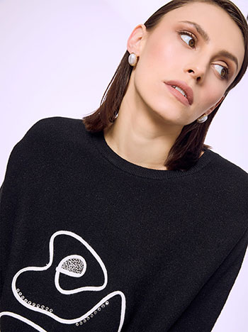 Πουλόβερ κοντομάνικο με παγιέτες SQ7642.4292+1 φωτογραφία