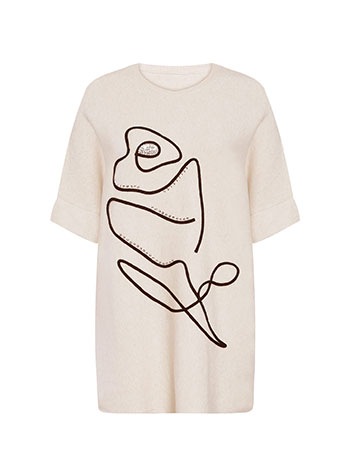 Πουλόβερ κοντομάνικο με παγιέτες SQ7642.4292+5 φωτογραφία