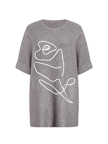 Πουλόβερ κοντομάνικο με παγιέτες SQ7642.4292+2 φωτογραφία