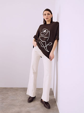 Πουλόβερ κοντομάνικο με παγιέτες SQ7642.4292+4 φωτογραφία