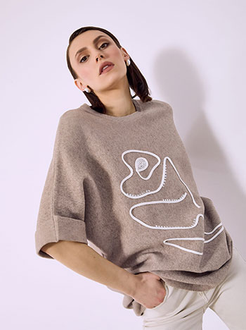 Πουλόβερ κοντομάνικο με παγιέτες SQ7642.4292+3 φωτογραφία