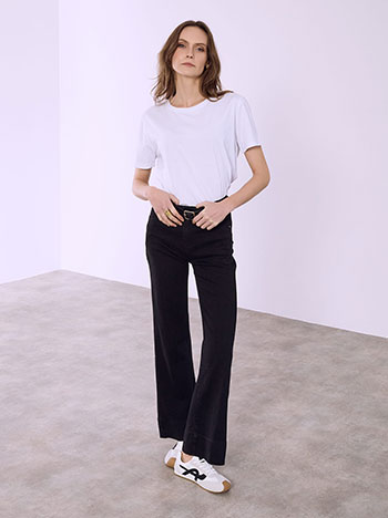 Τζιν ψηλόμεσο με ζώνη SQ7643.1804+2