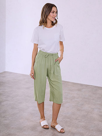 Ζιπ κιλότ μονόχρωμη SQ7648.1709+3