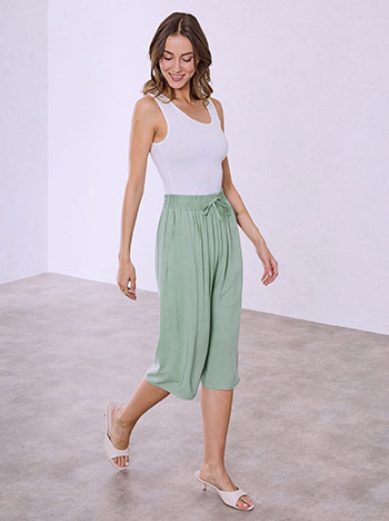 Ζιπ κιλότ μονόχρωμη SQ7648.1709+2