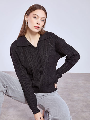 Πουλόβερ με γιακά SQ7693.4120+1