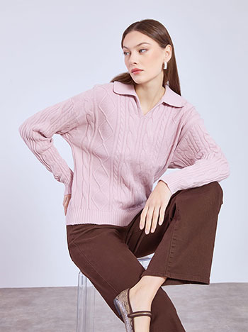 Πουλόβερ με γιακά SQ7693.4120+5