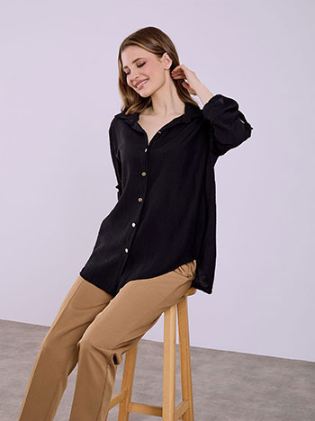 Πουκάμισο με όψη τσαλακωμένου SQ7702.3375+1