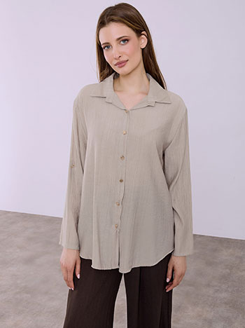 Πουκάμισο με όψη τσαλακωμένου SQ7702.3375+2