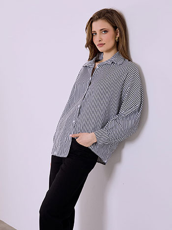 Πουκάμισο με μανίκι νυχτερίδα SQ7702.3599+3