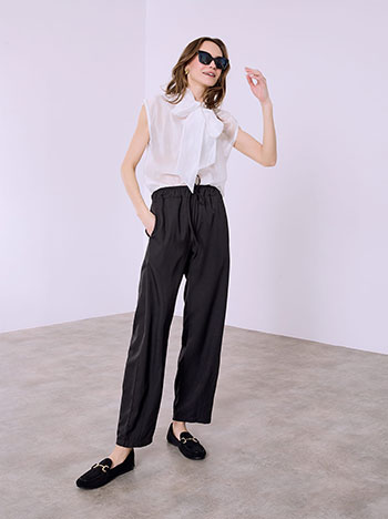 Παντελόνι barrel μονόχρωμο SQ7732.1059+1