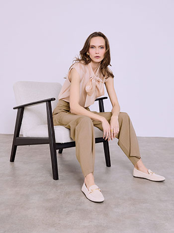 Παντελόνι barrel μονόχρωμο SQ7732.1059+3