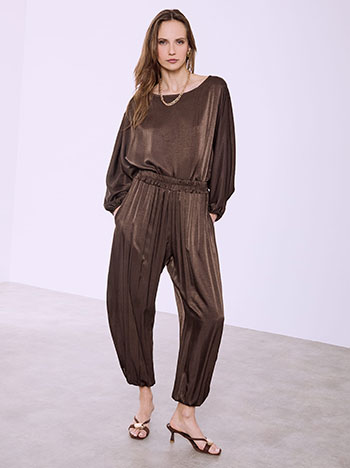 Παντελόνι σατέν με ελαστικό τελείωμα SQ7732.1223+1