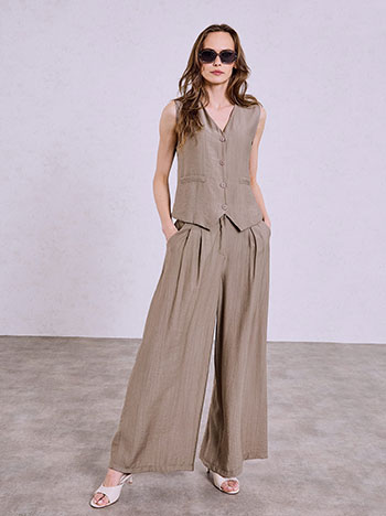 Παντελόνα με ανάγλυφο ύφασμα SQ7732.1532+1