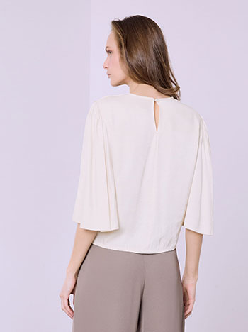 Μπλούζα σατέν με μανίκι καμπάνα SQ7732.4389+2 φωτογραφία