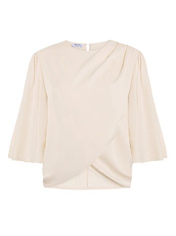 Μπλούζα σατέν με μανίκι καμπάνα SQ7732.4389+2 φωτογραφία