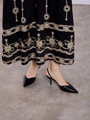 Γόβες slingback δερματίνης SQ7741.A517+1