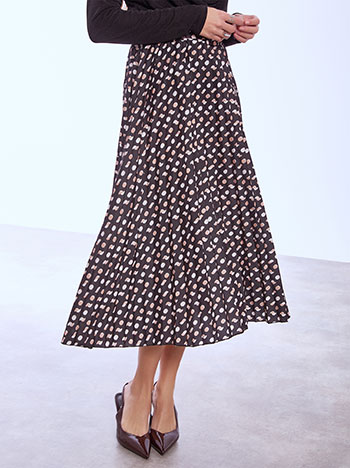 Φούστα πλισέ με ζώνη SQ7743.2021+1