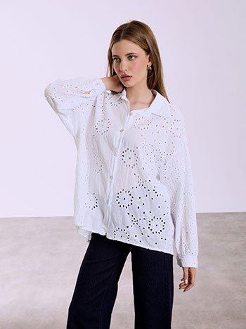 Πουκάμισο κεντητό βαμβακερό SQ7751.3276+1