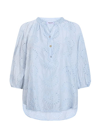 Μπλούζα κεντητή με balloon μανίκι SQ7751.4480+2 - 3