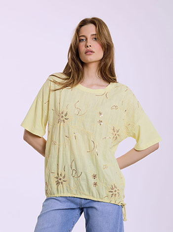 Μπλούζα με παγιέτες SQ7807.4086+2