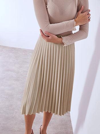 Φούστα μίντι πλισέ SQ7834.2878+4 φωτογραφία