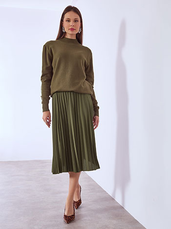 Φούστα μίντι πλισέ SQ7834.2878+5 φωτογραφία