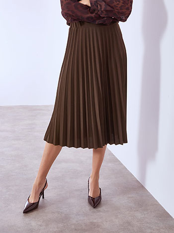 Φούστα μίντι πλισέ SQ7834.2878+3 φωτογραφία