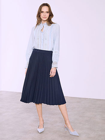 Φούστα μίντι πλισέ SQ7834.2878+7