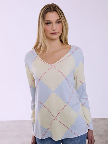 Μπλούζα με ρόμβους SQ7834.4617+6