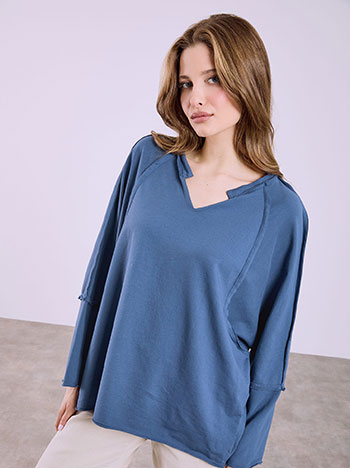 Μπλούζα με διακοσμητικές ραφές SQ7834.4922+4