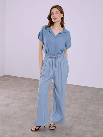 Παντελόνα με denim όψη SQ7866.1387+2