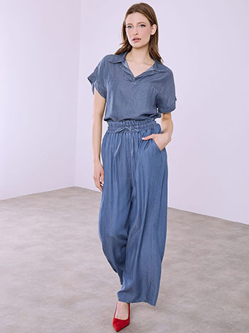 Παντελόνα με denim όψη SQ7866.1387+1