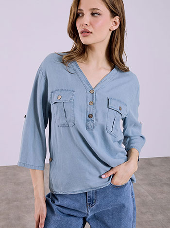 Μπλούζα με τσέπες SQ7866.4297+3