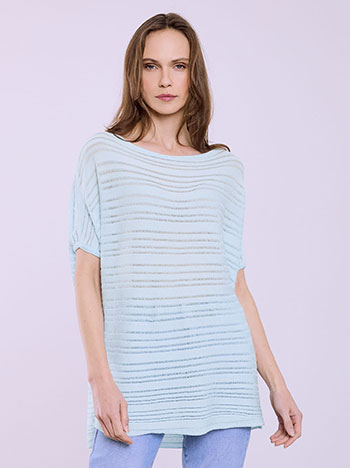 Μπλούζα με διάτρητες ρίγες SQ7880.4711+2