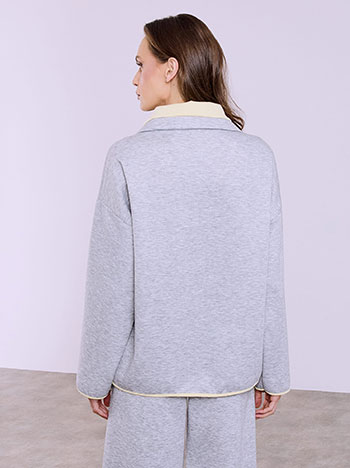 Φούτερ δίχρωμο SQ7880.4907+1